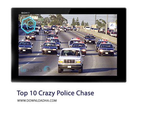 Top 10 Crazy Police Chase Cover%28Downloadha.com%29 دانلود کلیپ 10 صحنه برتر از تعقیب و گریز پلیس