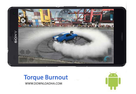 Torque Burnout Cover%28Downloadha.com%29 دانلود بازی مهیج و زیبای مسابقه ای Torque Burnout 1.6.1 برای اندروید