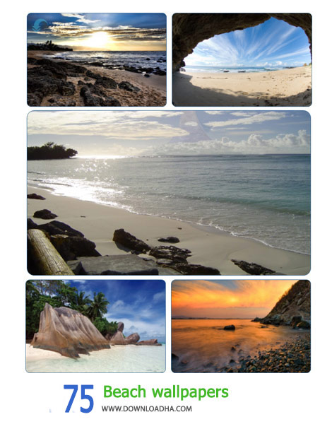 75 Beach wallpapers Cover%28Downloadha.com%29 دانلود مجموعه 75 والپیپر از ساحل