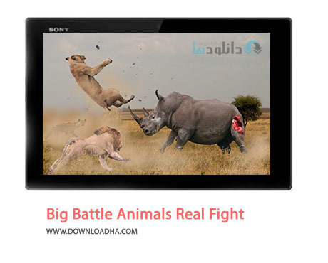 Big Battle Animals Real Fight Cover%28Downloadha.com%29 دانلود کلیپ برترین نبردهای حیوانات