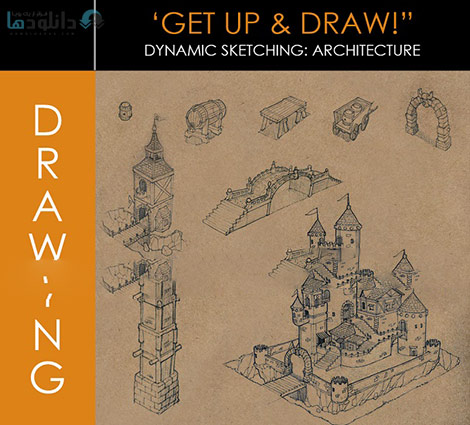 Dynamic Sketching Architecture Cover%28Downloadha.com%29 دانلود فیلم آموزش طراحی پویا