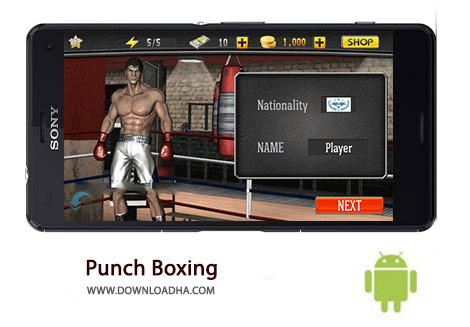 Punch Boxing Cover%28Downloadha.com%29 دانلود بازی زیبای بوکس Punch Boxing 3D 1.1.0 اندروید