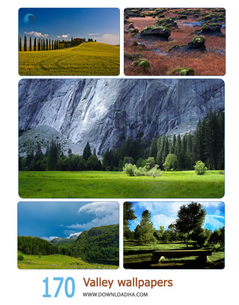 170 Valley wallpapers Cover%28Downloadha.com%29 دانلود مجموعه 170 والپیپر دره های زیبا