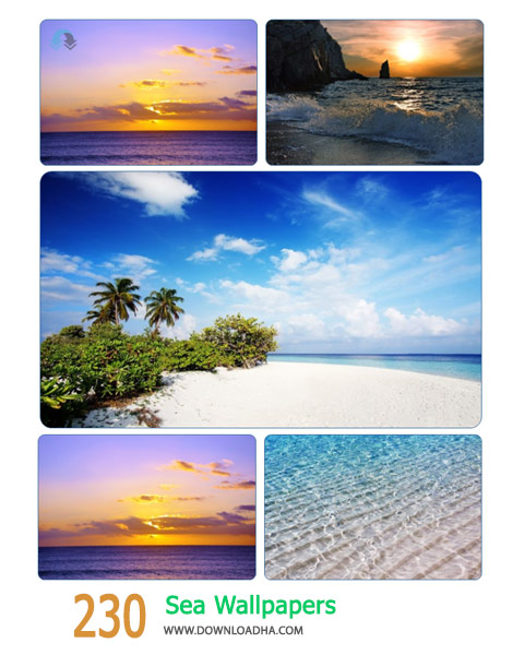 230 Sea Wallpapers Cover%28Downloadha.com%29 دانلود مجموعه 230 والپیپر دریاها