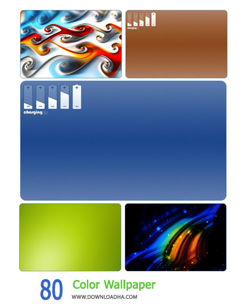 80 Color Wallpaper Cover%28Downloadha.com%29 دانلود مجموعه 80 والپیپر از رنگ ها