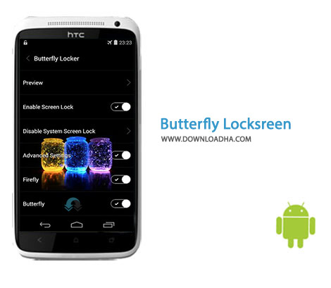 Butterfly Locksreen Cover%28Downloadha.com%29 دانلود نرم افزار قفل صفحه نمایش Butterfly Locksreen 1.8.0 برای اندروید