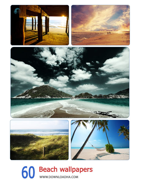 60 Beach wallpapers Cover%28Downloadha.com%29 دانلود 60 والپیپر از ساحل