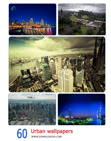 60 Urban wallpapers Cover%28Downloadha.com%29 دانلود مجموعه 60 والپیپر شهرها