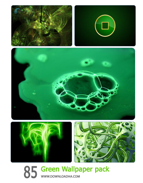 85 Green Wallpaper pack Cover%28Downloadha.com%29 دانلود مجموعه 85 والپیپر سبز