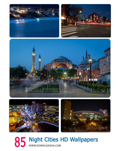 85 Night Cities HD Wallpapers Cover%28Downloadha.com%29 دانلود مجموعه 85 والپیپر از شهرها در شب