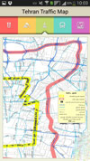 Tehran Traffic Map ss1 s%28Downloadha.com%29 دانلود نرم افزار نقشه ترافیک تهران Tehran Traffic Map 2.2.10 برای اندروید