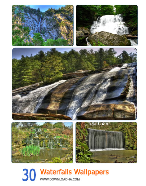 دانلود مجموعه 30 والپيپر از آبشار 30 Waterfalls Wallpapers Cover%28Downloadha.com%29 دانلود مجموعه 30 والپيپر از آبشار
