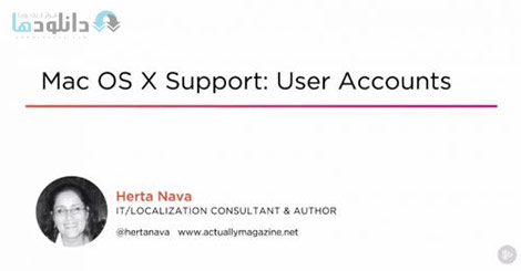 Mac OS X Support User Accounts Cover%28Downloadha.com%29 دانلود فیلم آموزش اکانت های Mac OS