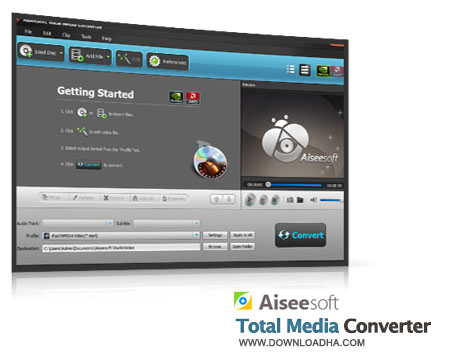 Aiseesoft Total Media Converter تبدیل تمامی فرمت های مالتی مدیا با Aiseesoft Total Media Converter 7.1.32.23354