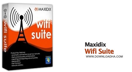 Maxidix Wifi Suite مدریت شبکه های بی سیم با Maxidix Wifi Suite v14.5.8