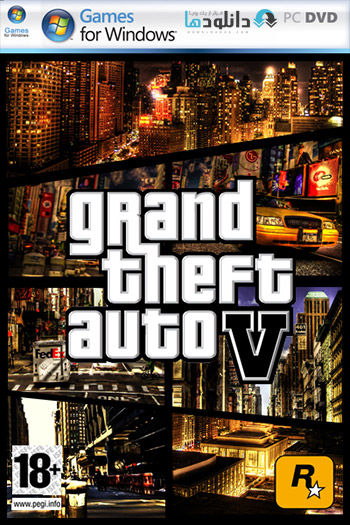 Grand Theft Auto V pc cover دانلود بازی Grand Theft Auto V برای PC