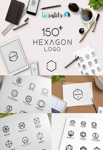 Minimal-Hexagon-Logo-Templates