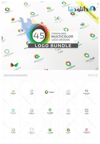 45-Multicolor-Logos-Bundle-