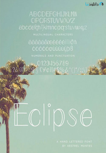 Eclipse-monoline-font