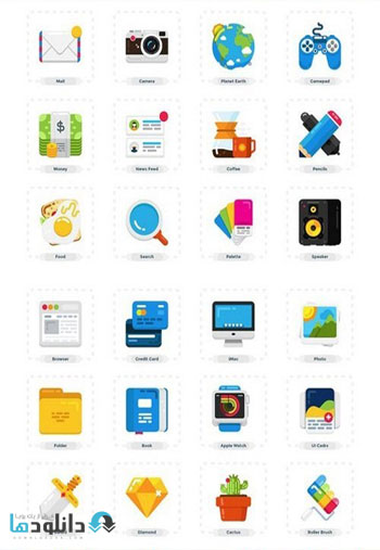 Fatboy-Flat-Icon-Set