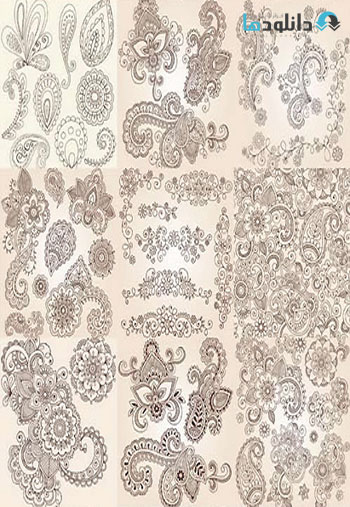Henna-Doodles-Elements-Vect