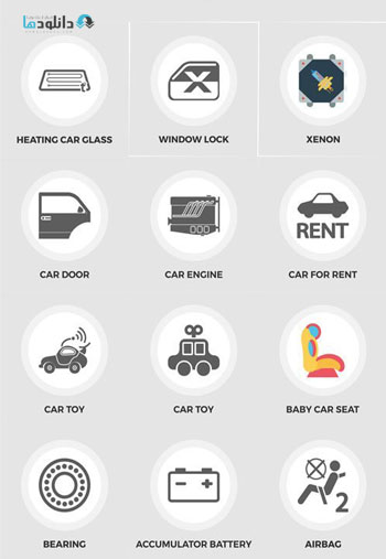Car-Flat-Icons