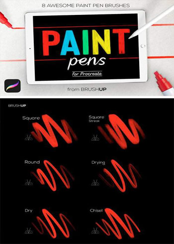 Paint-Pens-for-Procreate