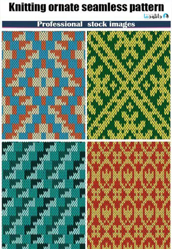 Knitting-ornate-seamless-pattern
