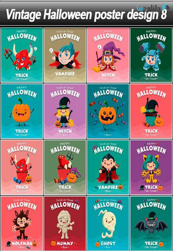Vintage-Halloween-poster-