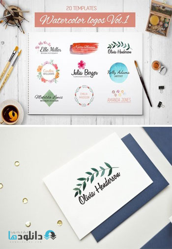 Watercolor-Logo-Templates-I