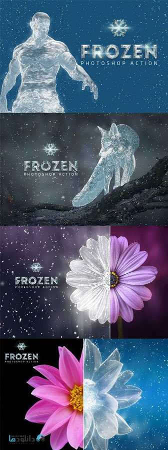 اکشن-فتوشاپ-frozen-ice-photoshop-action