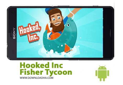 دانلود Hooked Inc Fisher Tycoon 1.9.1 – بازی شبیه سازی ماهیگیری برای اندروید